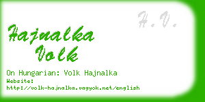 hajnalka volk business card